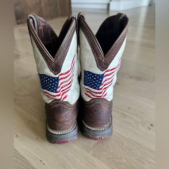 Lil' Rebel™ by Durango® Little Kids Distressed Flag Western Boot - Picture 12 of 15